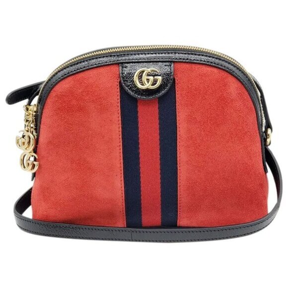 Brand New Gucci GG Ophidia GG Suede Leather Shoulder Bag 900-022522 - Picture 2 of 11